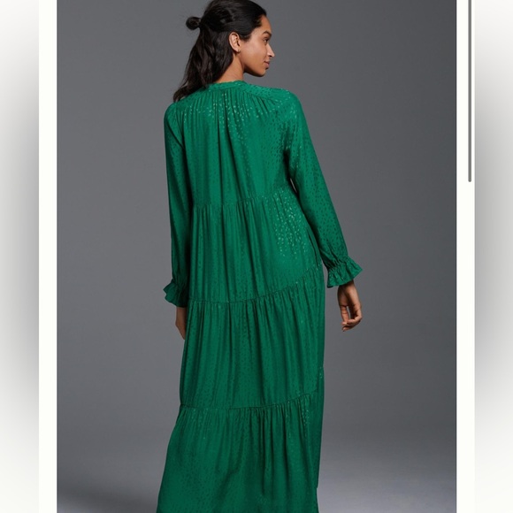 Anthropologies Maeve Wendy Tiered Maxi Dress size Medium - Picture 3 of 15